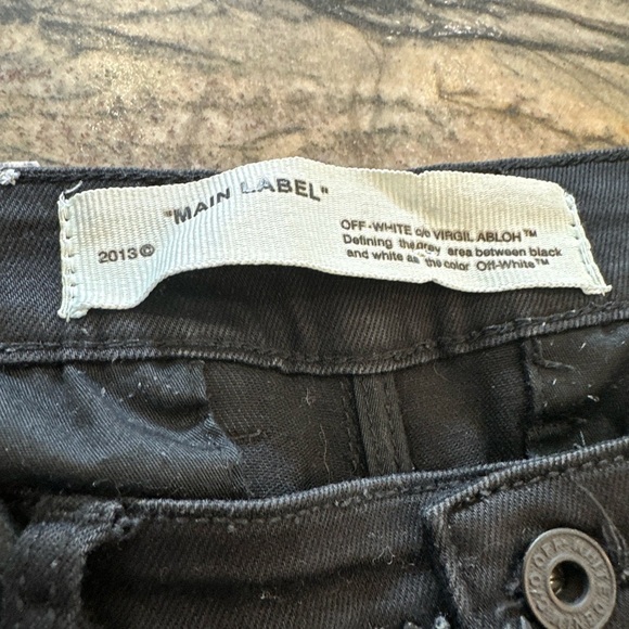 OFF-WHITE Hybrid Carpenter Denim Pants Paint Splatter Jeans - Picture 5 of 10